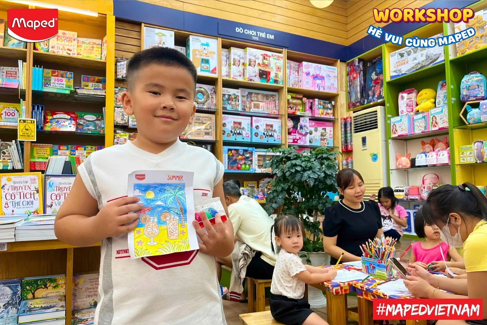 HÌnh Ảnh Được Chụp Tại Workshop "Hè Vui Cùng Maped"