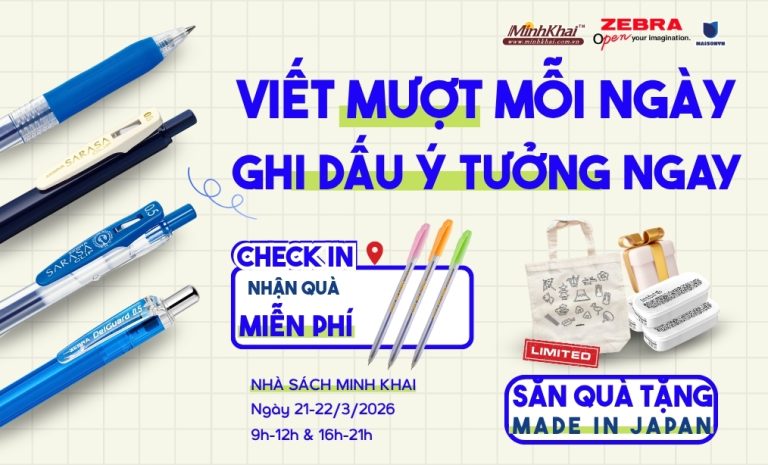 Workshop Zebra Pen Việt Nam Tại Nhà sách Minh Khai
