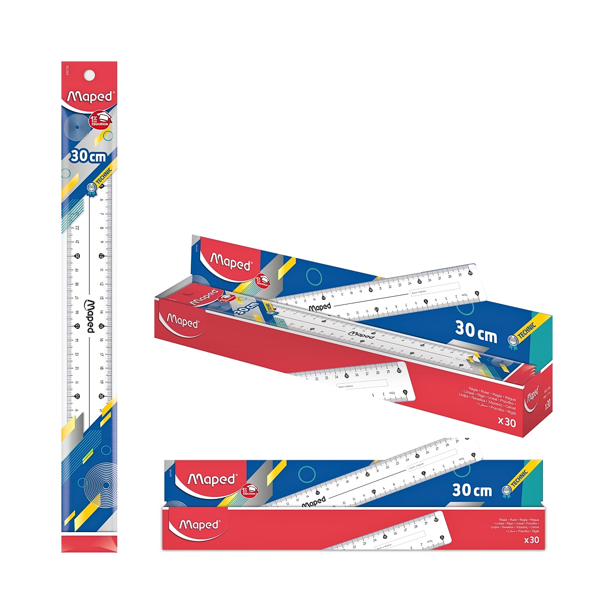 Thước Kẻ Trong Suốt Maped 20cm 30cm maped việt nam (1)