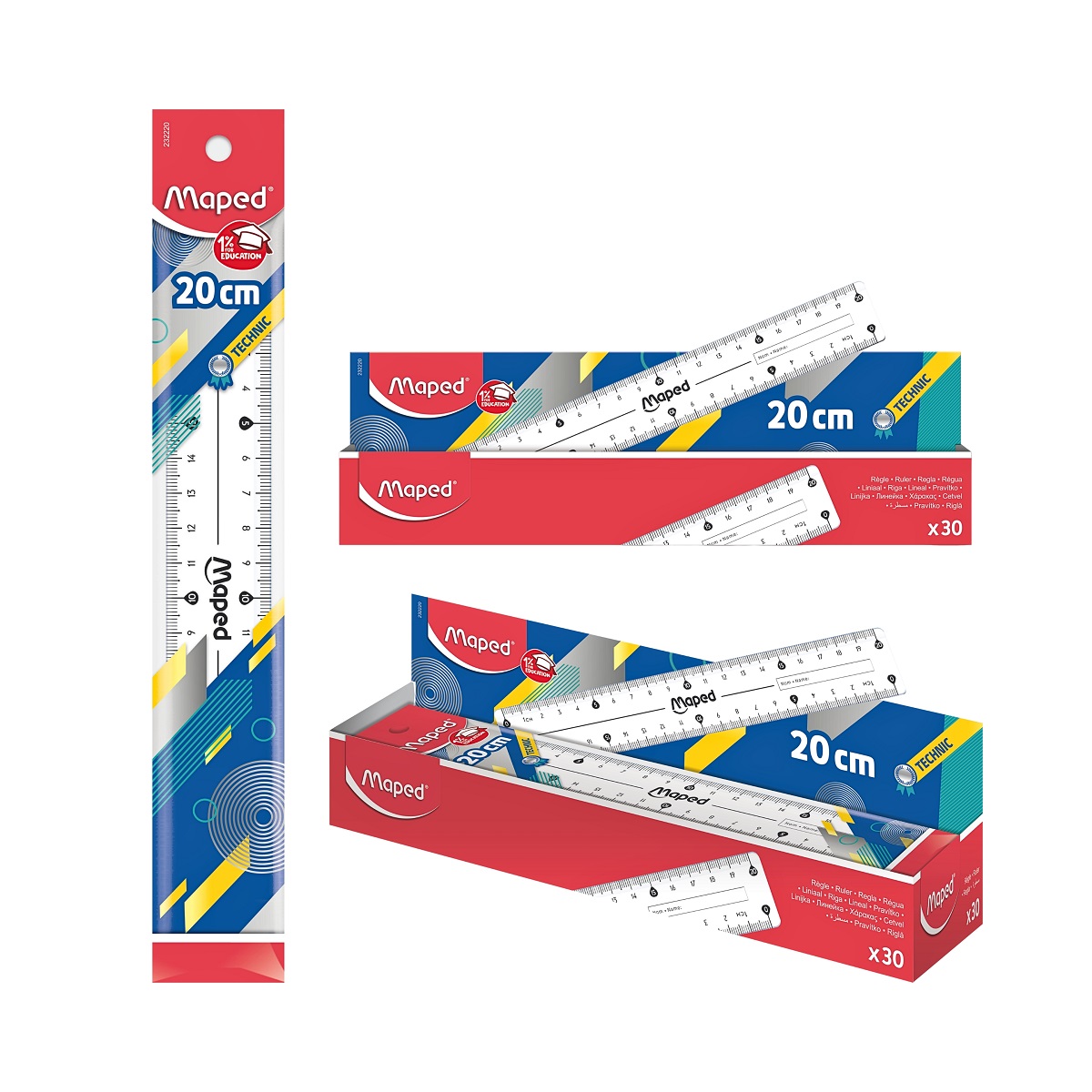 Thước Kẻ Trong Suốt Maped 20cm 30cm maped việt nam (3)